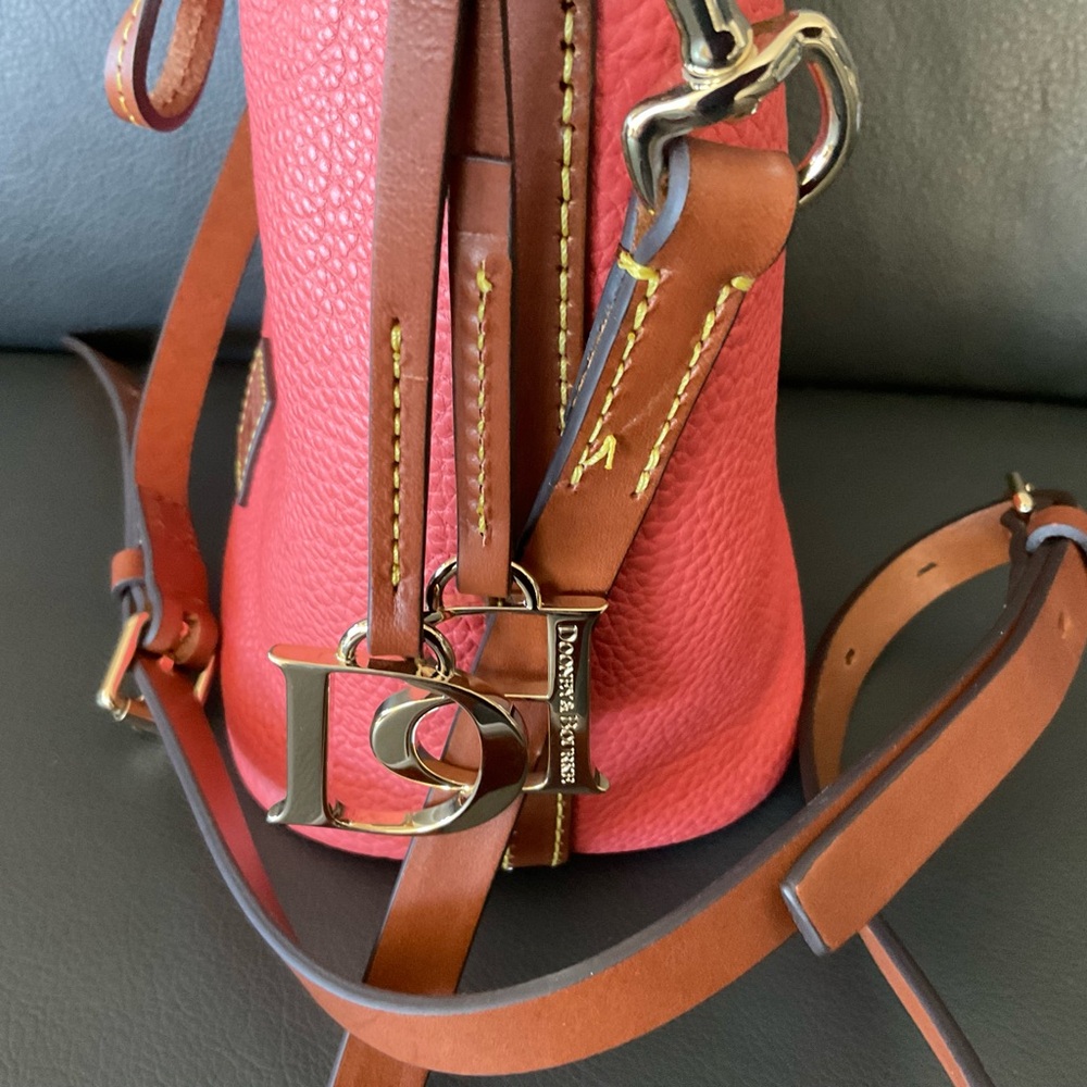 Dooney & Bourke Coral Leather Bucket Bag and Wallet Set - Picture 5 of 11